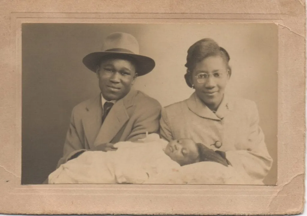 Anne baby with parents